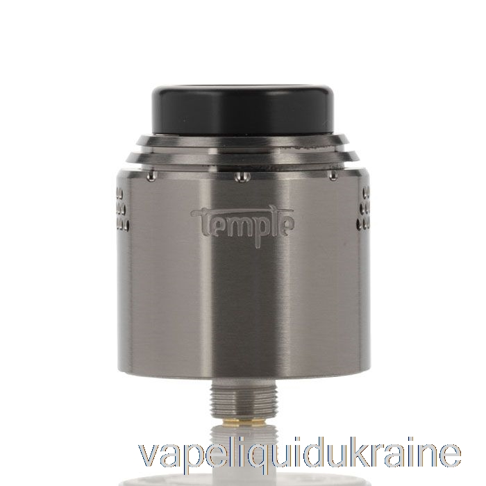 Vape Ukraine Vaperz Cloud TEMPLE 25mm RDA 25mm - Polished Gunmetal